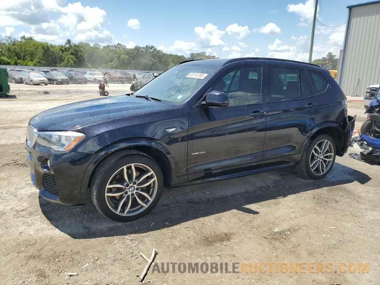 5UXWX7C58F0K33816 BMW X3 2015