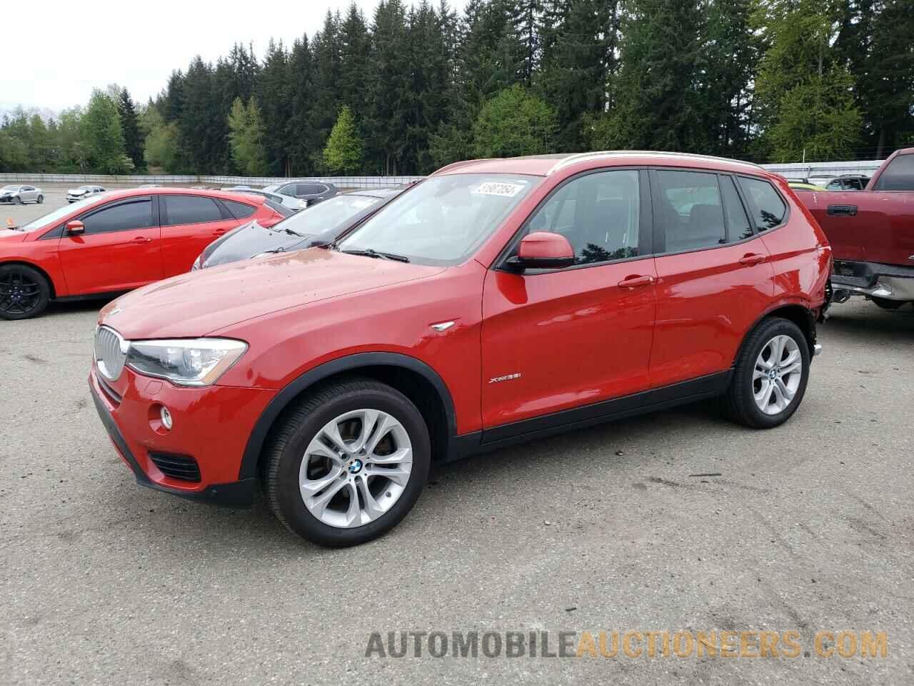 5UXWX7C58F0K34142 BMW X3 2015