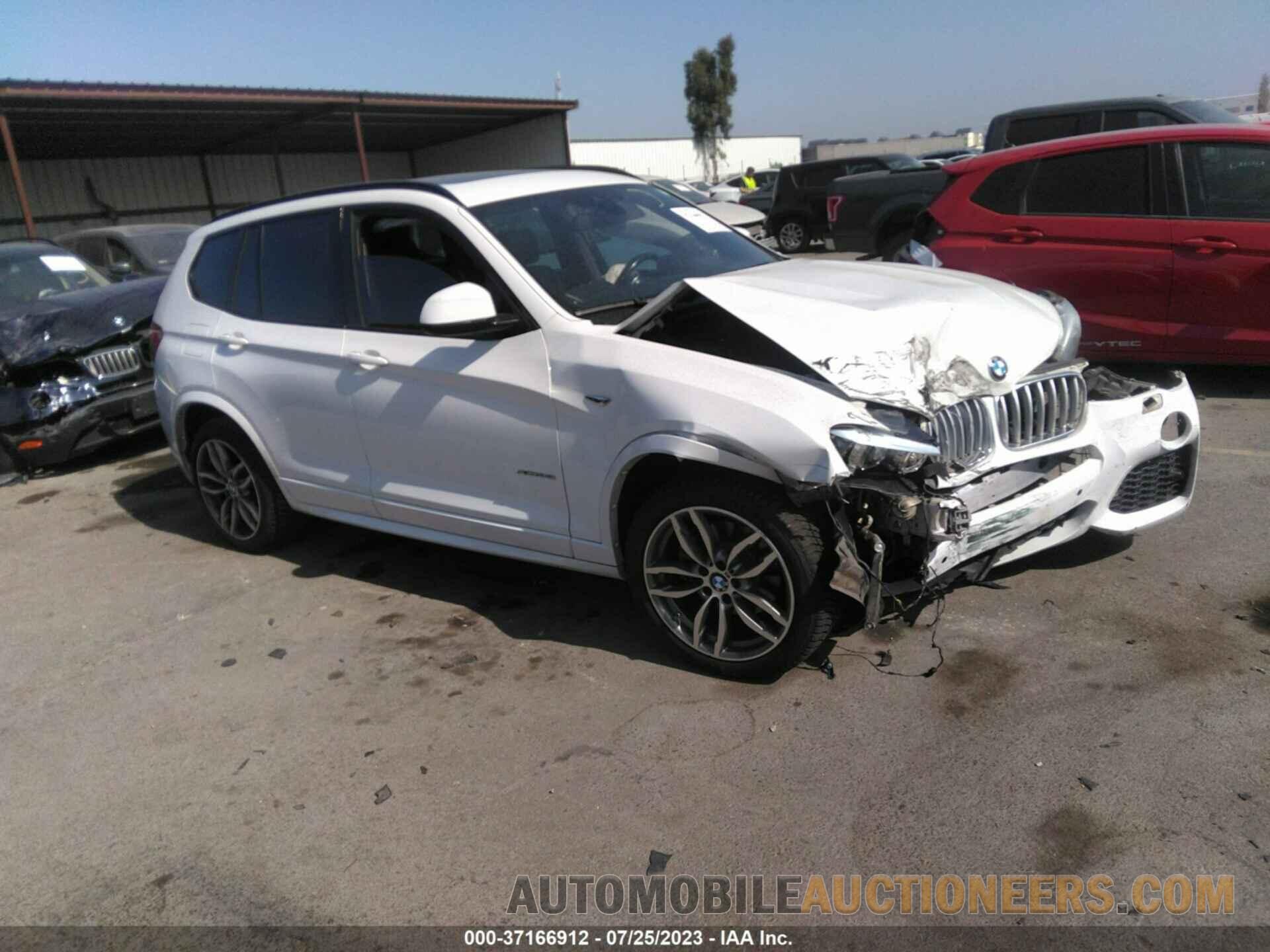 5UXWX7C58G0S16628 BMW X3 2016