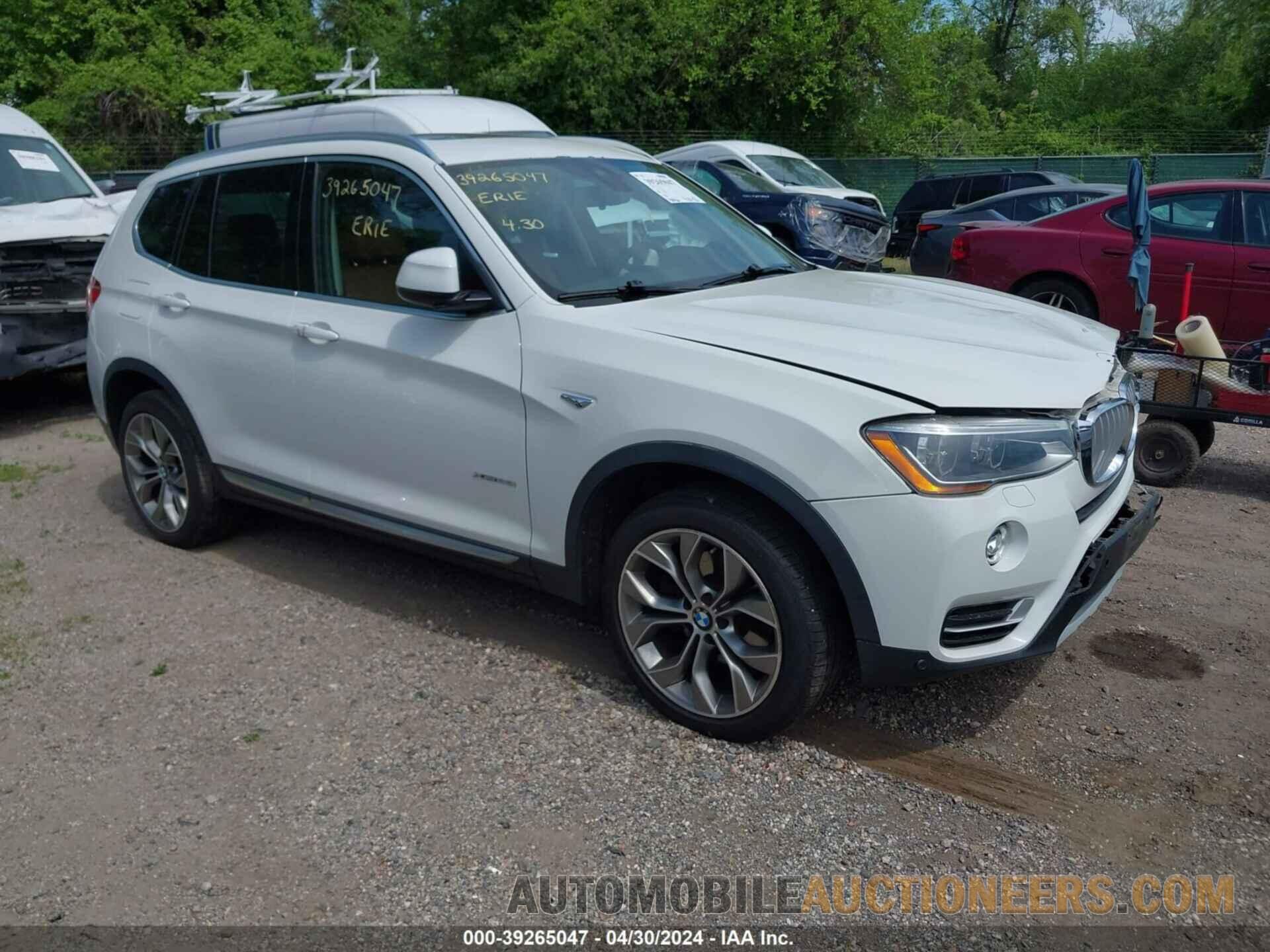 5UXWX7C59F0K31685 BMW X3 2015