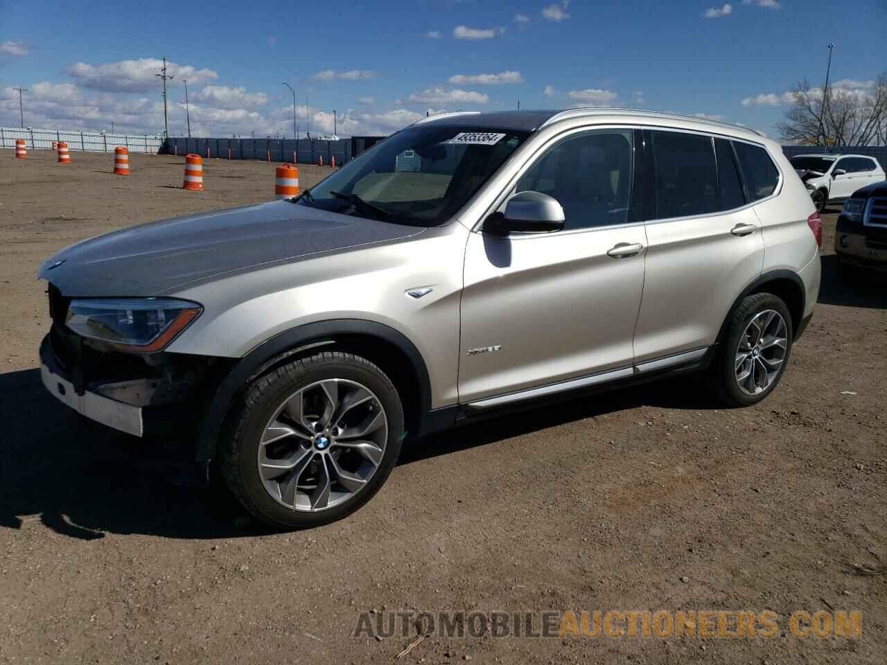 5UXWX7C5XF0K31646 BMW X3 2015