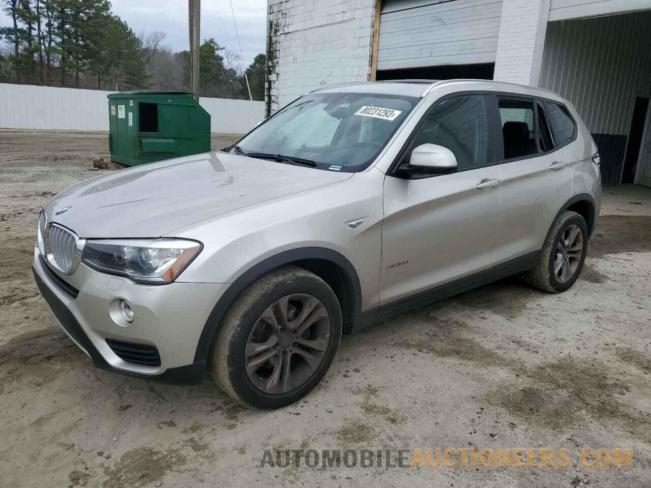 5UXWX7C5XF0K31775 BMW X3 2015