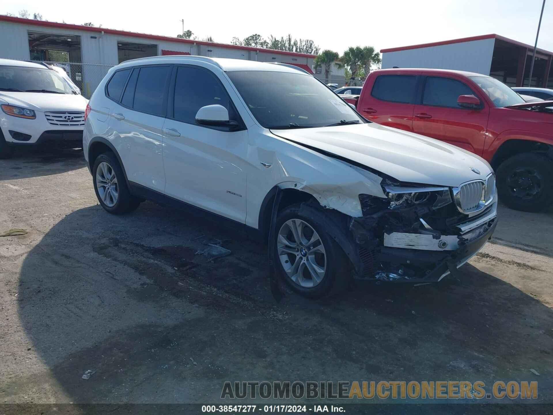 5UXWX7C5XF0K31792 BMW X3 2015