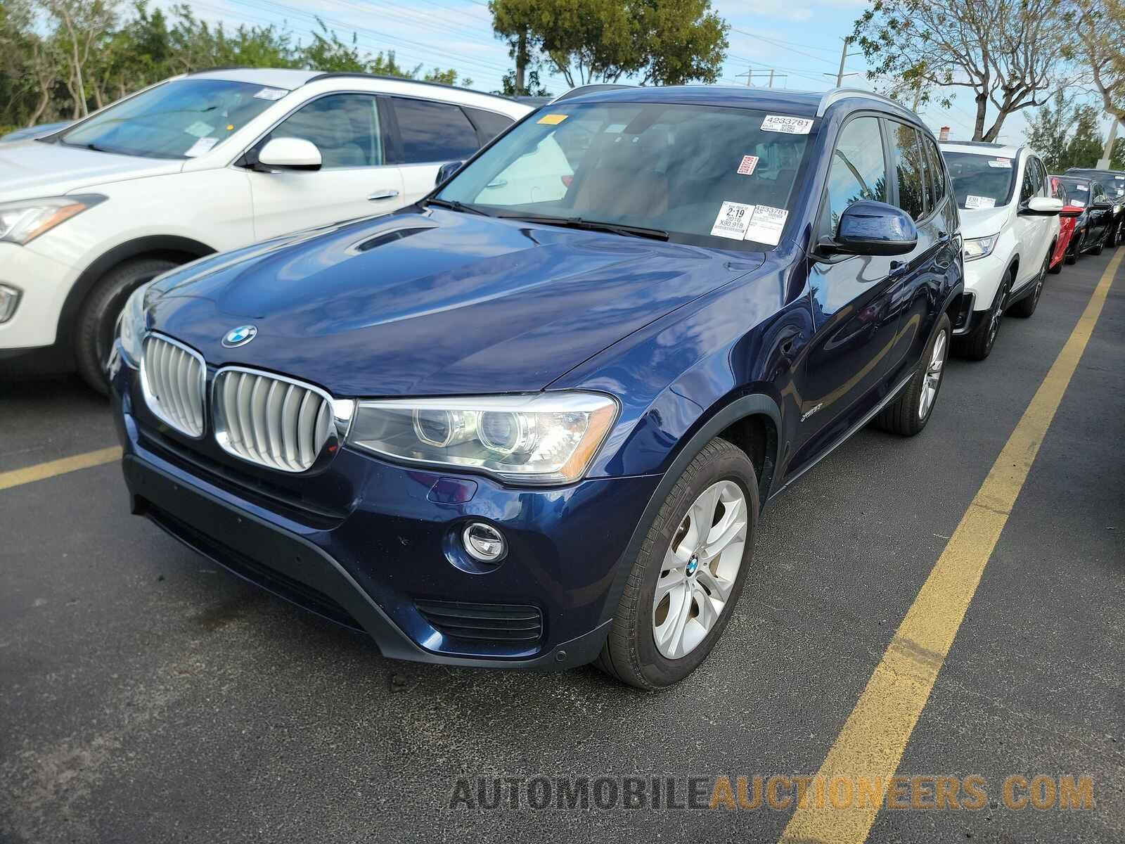 5UXWX7C5XG0S15500 BMW X3 2016