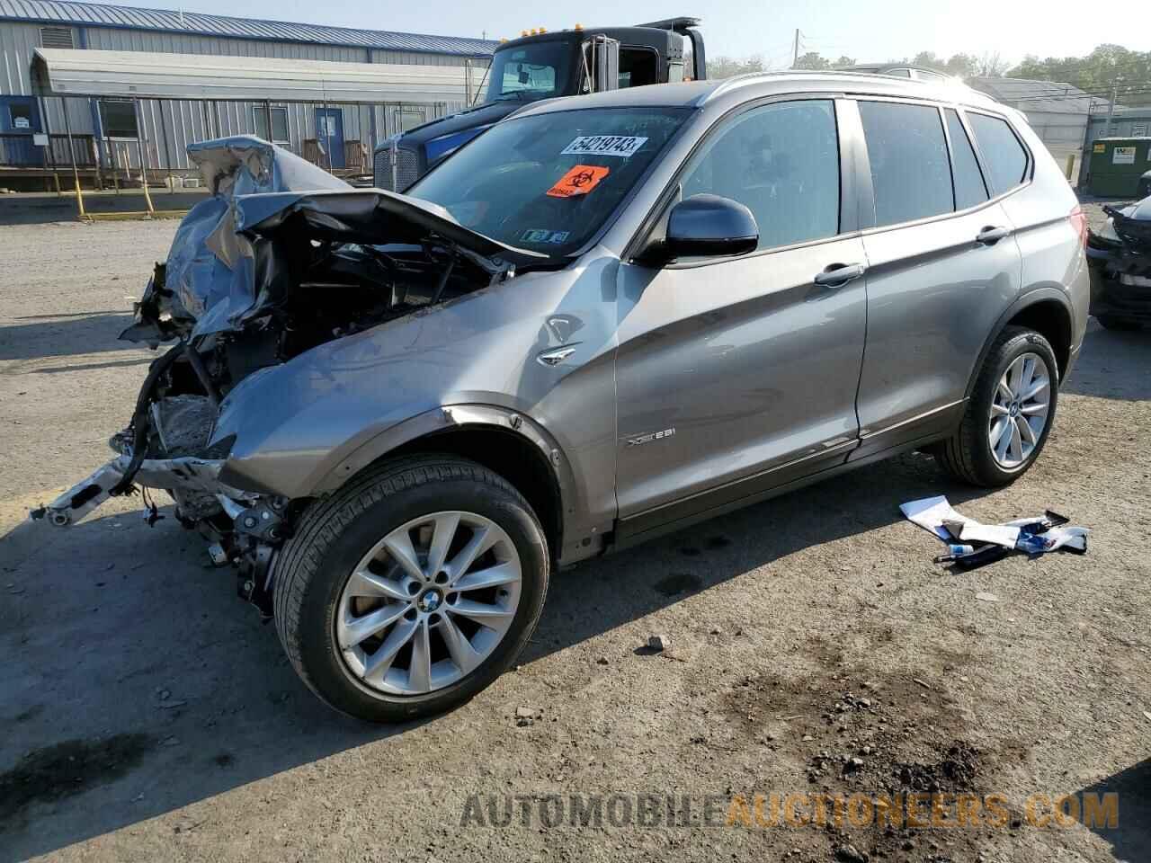 5UXWX9C30H0W76877 BMW X3 2017