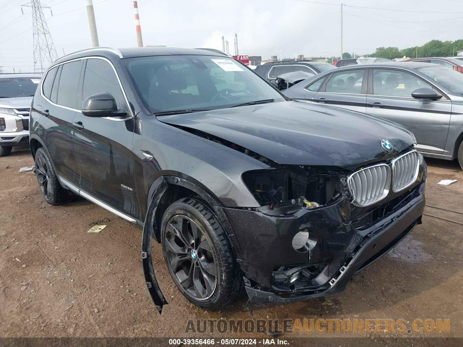 5UXWX9C30H0W77558 BMW X3 2017