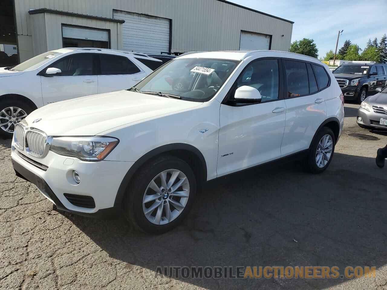 5UXWX9C31H0T22754 BMW X3 2017