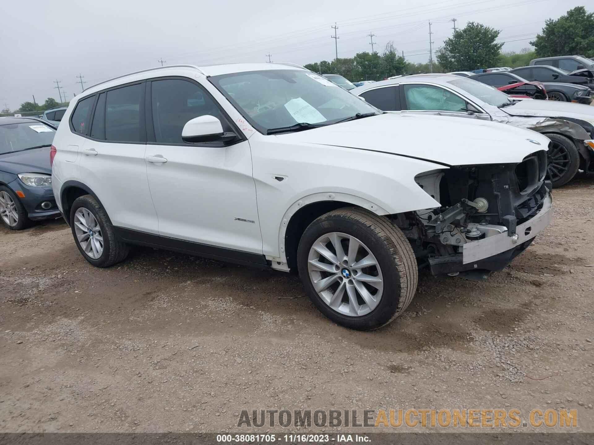 5UXWX9C31H0T22981 BMW X3 2017