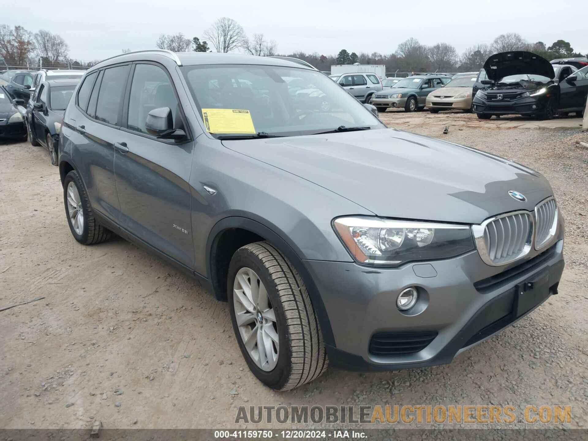 5UXWX9C31H0W66472 BMW X3 2017