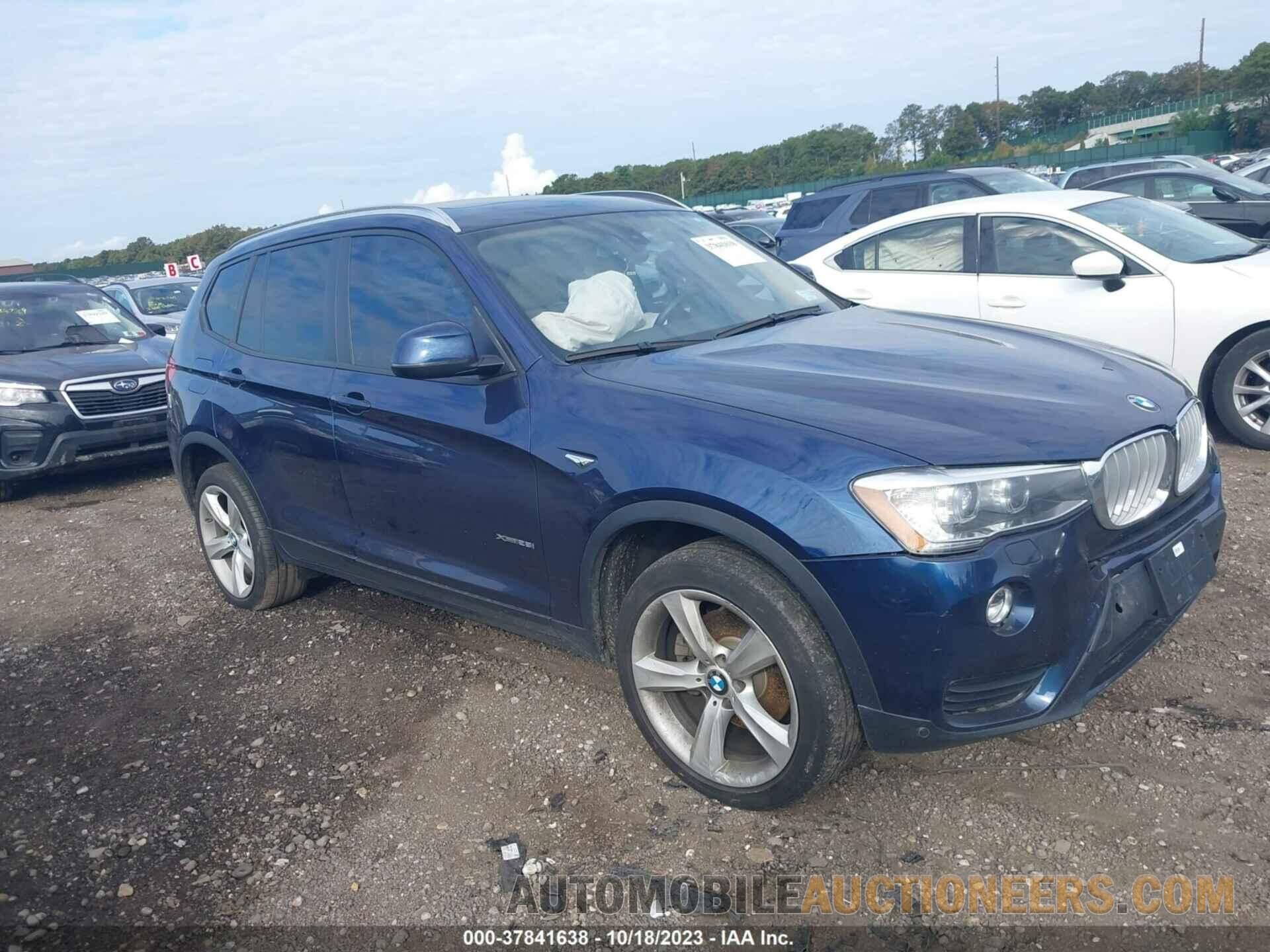 5UXWX9C31H0W78458 BMW X3 2017