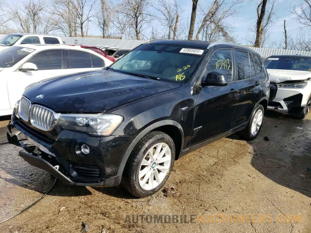 5UXWX9C32H0T20558 BMW X3 2017