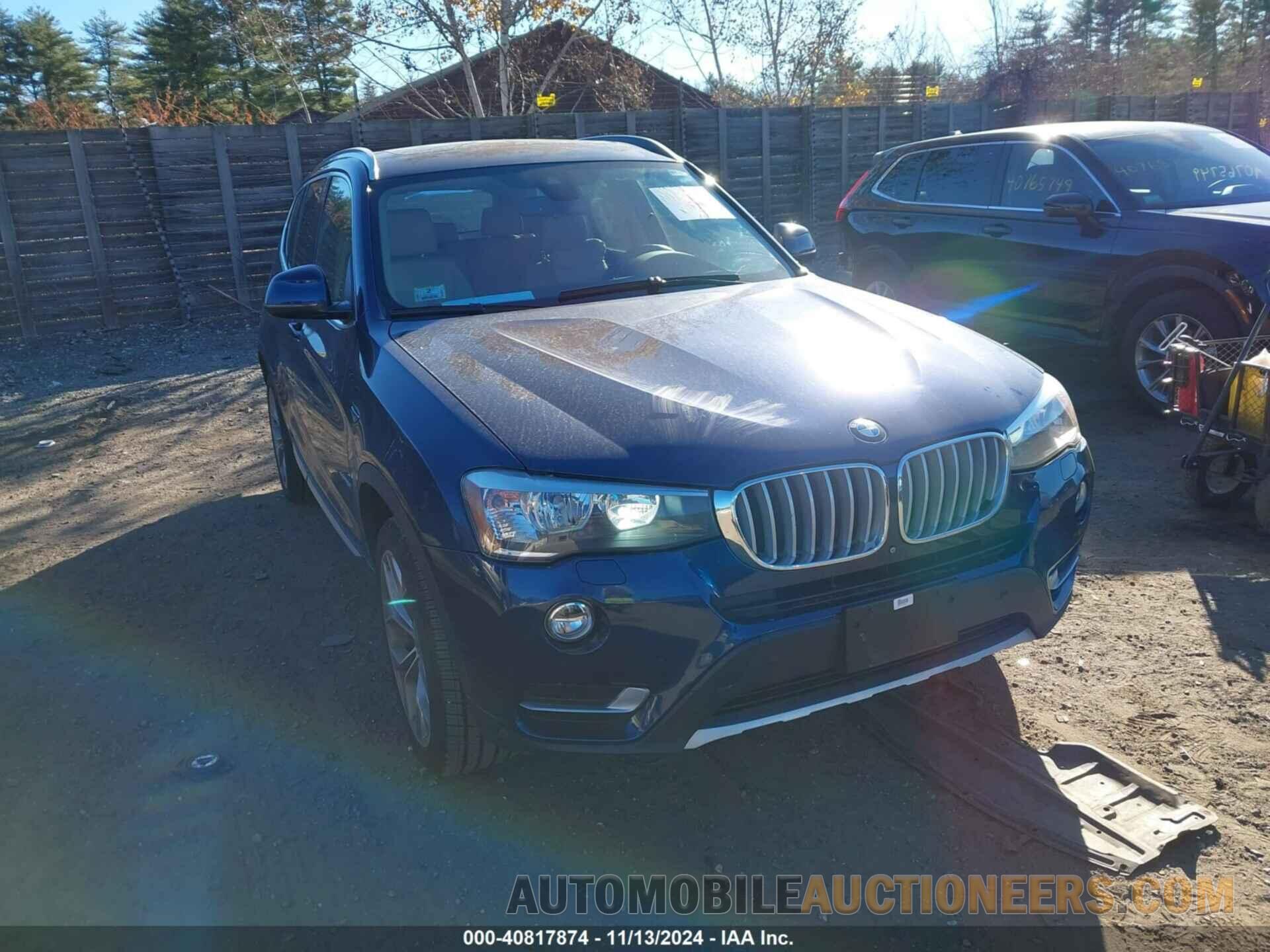 5UXWX9C32H0T24643 BMW X3 2017