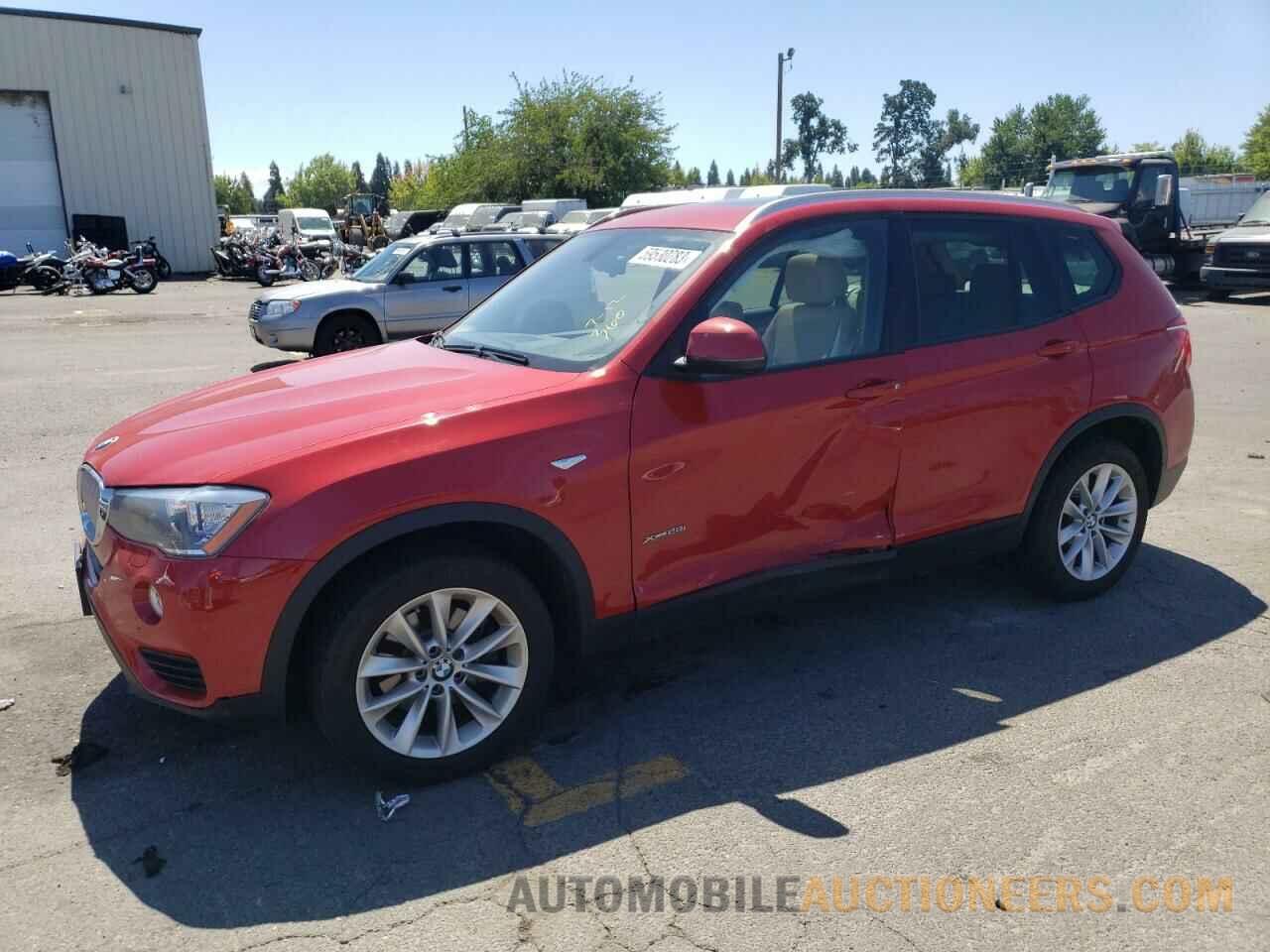 5UXWX9C32H0W68327 BMW X3 2017