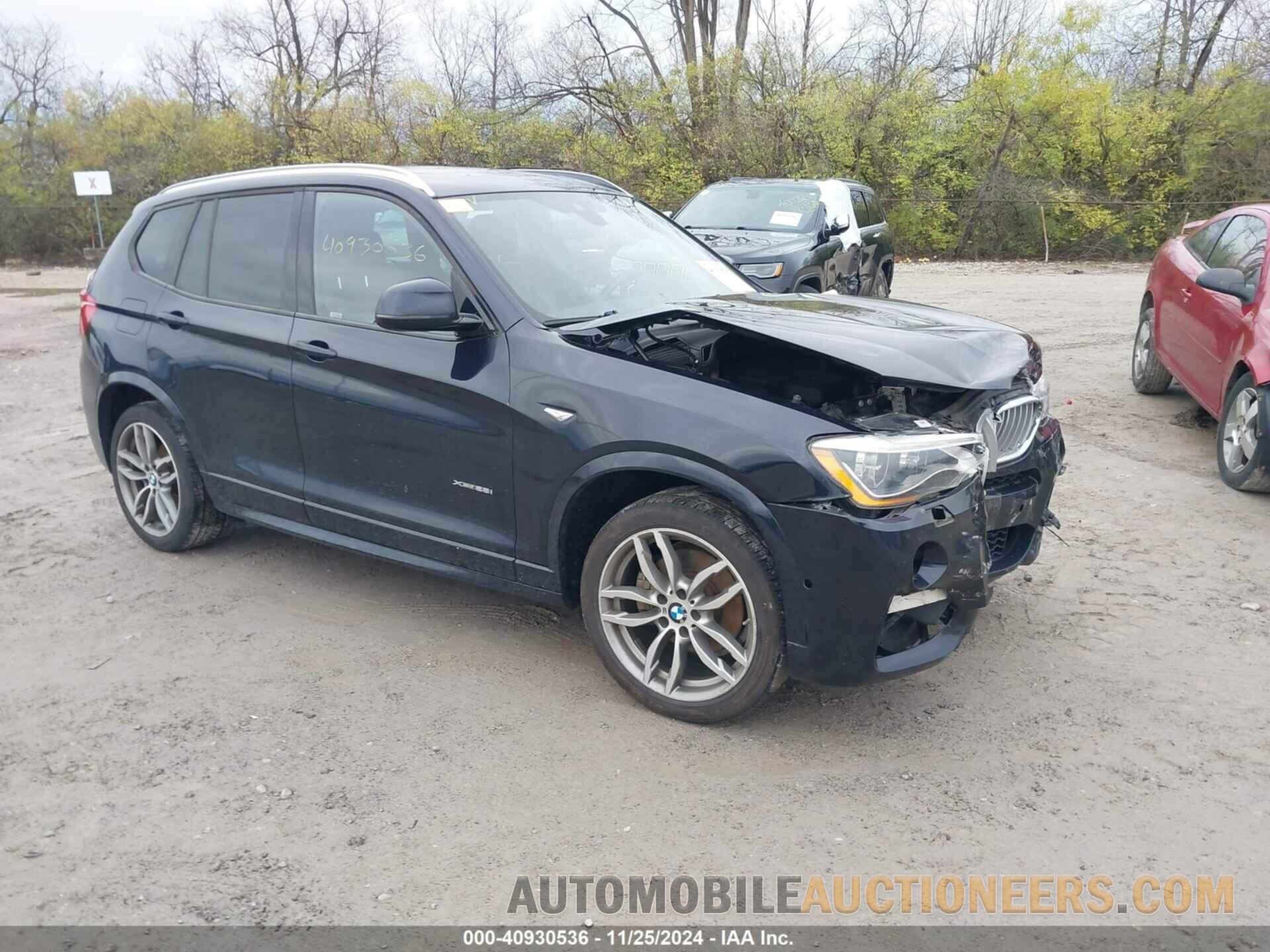 5UXWX9C32H0W68487 BMW X3 2017