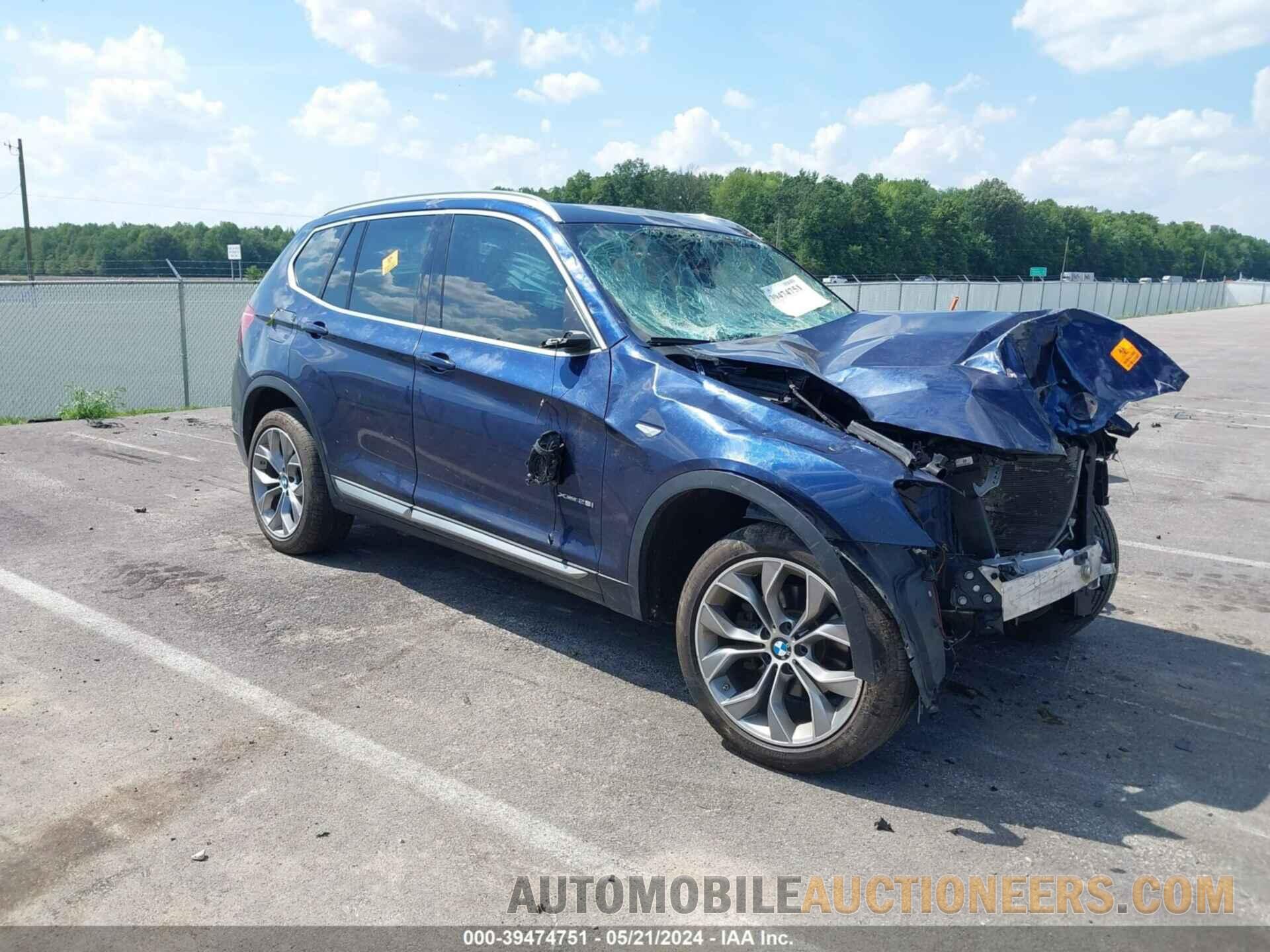 5UXWX9C32H0W71261 BMW X3 2017