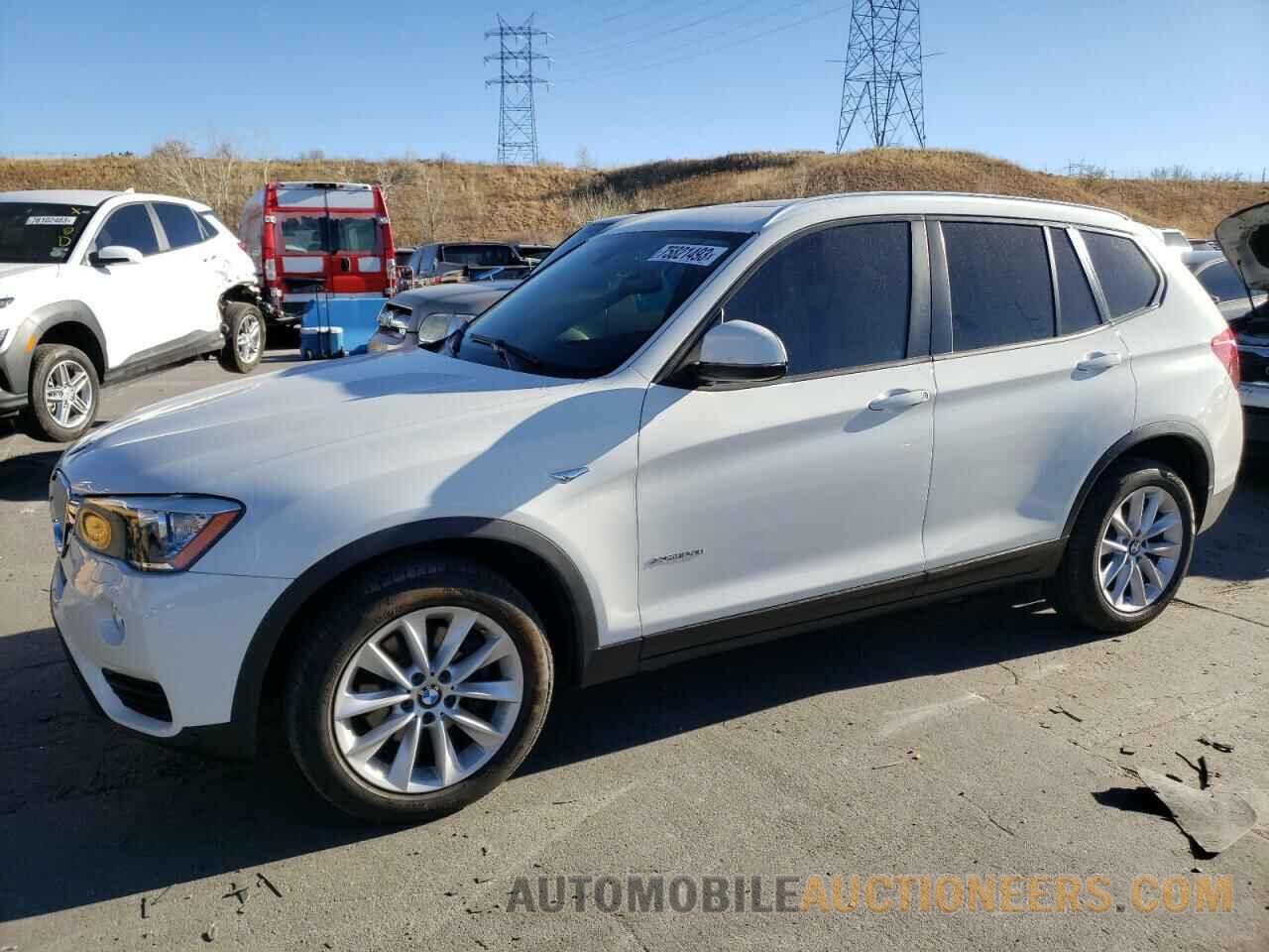 5UXWX9C32H0W78663 BMW X3 2017