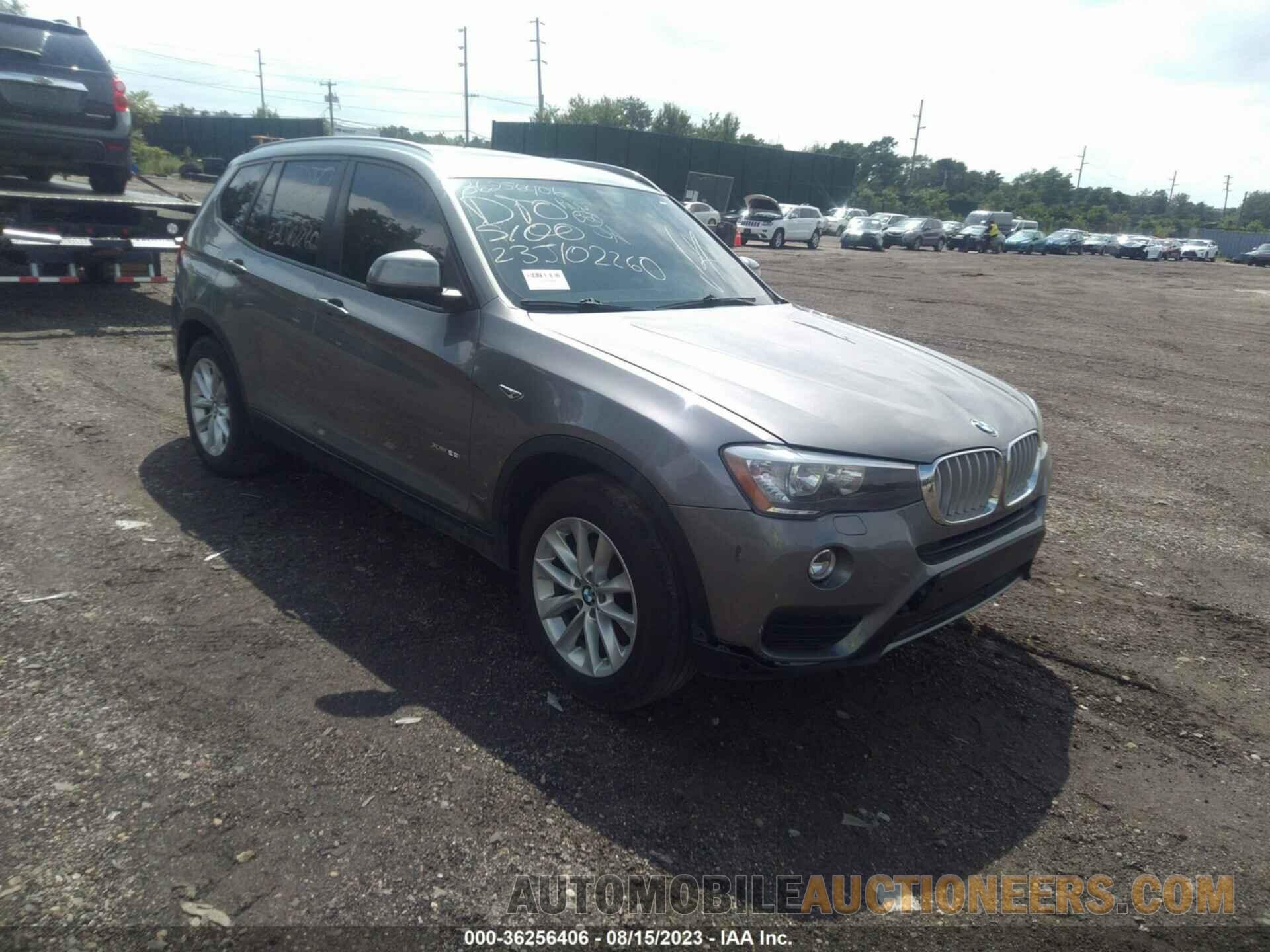 5UXWX9C33H0T16681 BMW X3 2017