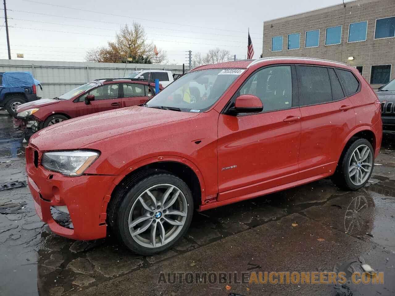 5UXWX9C33H0T22030 BMW X3 2017