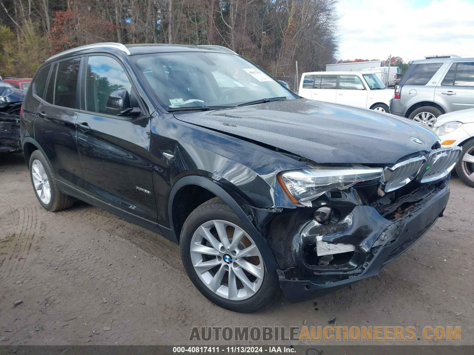 5UXWX9C33H0T22285 BMW X3 2017