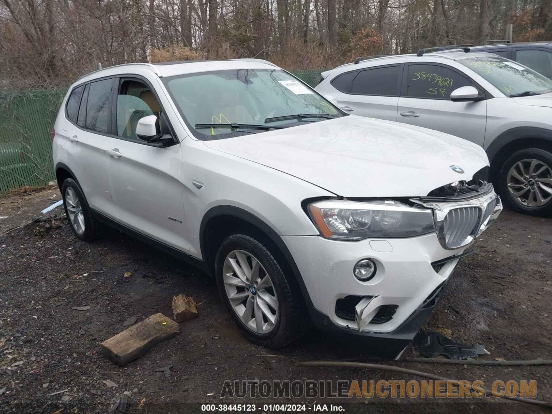 5UXWX9C33H0W76615 BMW X3 2017