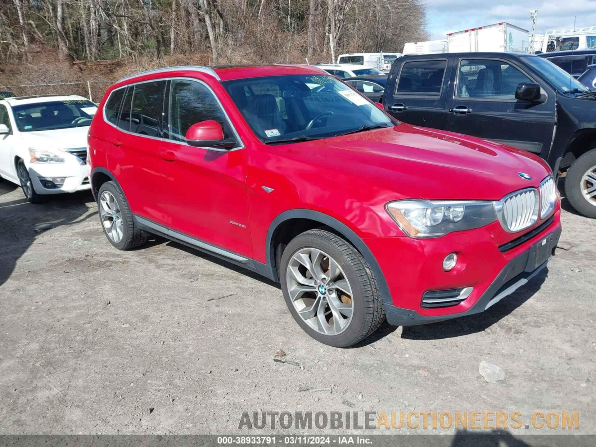 5UXWX9C34H0T20030 BMW X3 2017