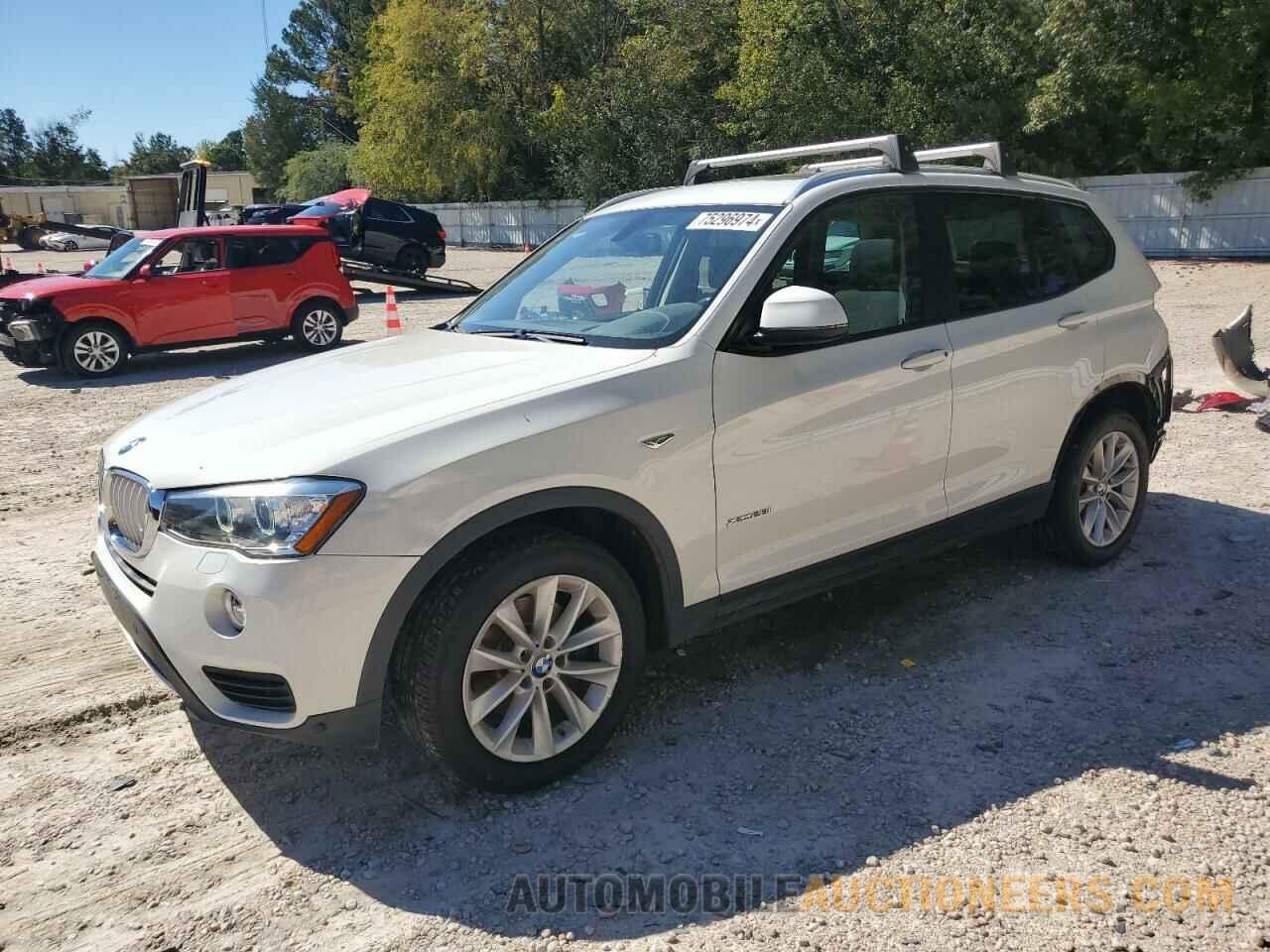 5UXWX9C34H0T24885 BMW X3 2017