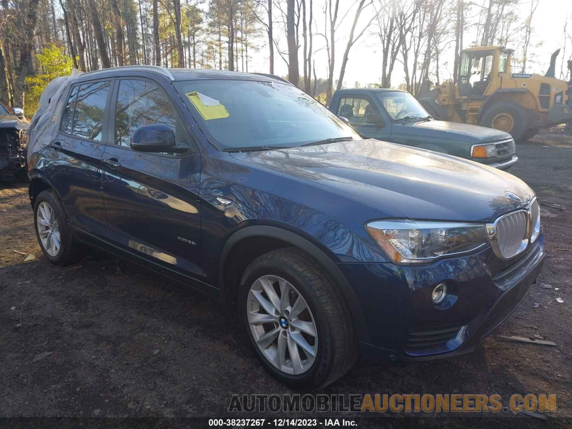 5UXWX9C34H0T24899 BMW X3 2017