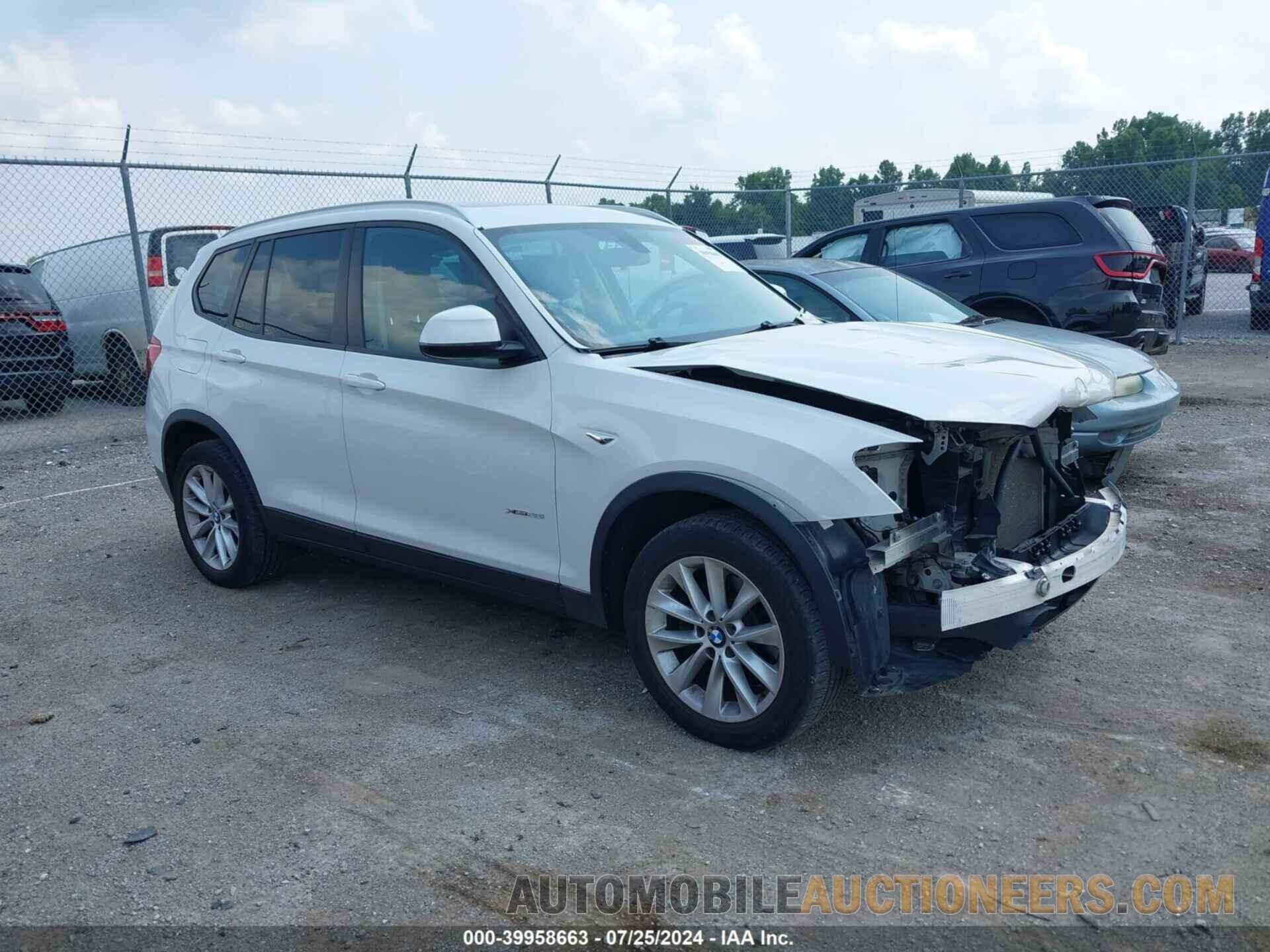 5UXWX9C34H0W66854 BMW X3 2017