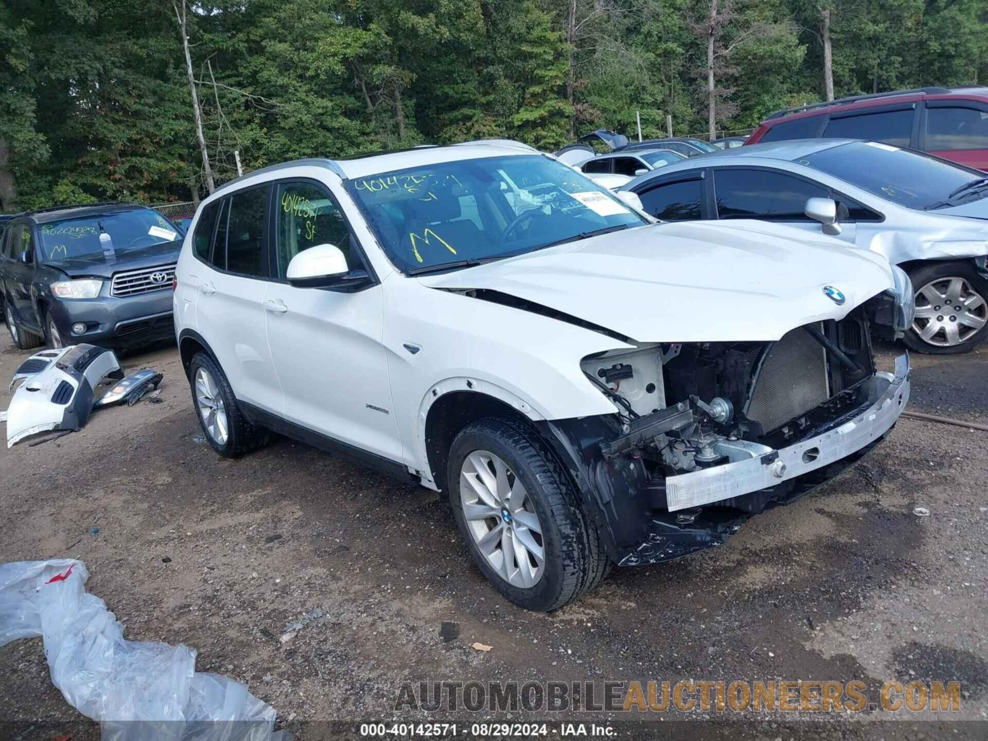 5UXWX9C34H0W69222 BMW X3 2017