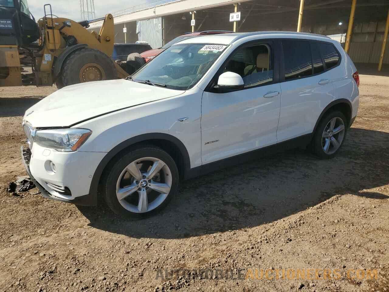 5UXWX9C34H0W76638 BMW X3 2017