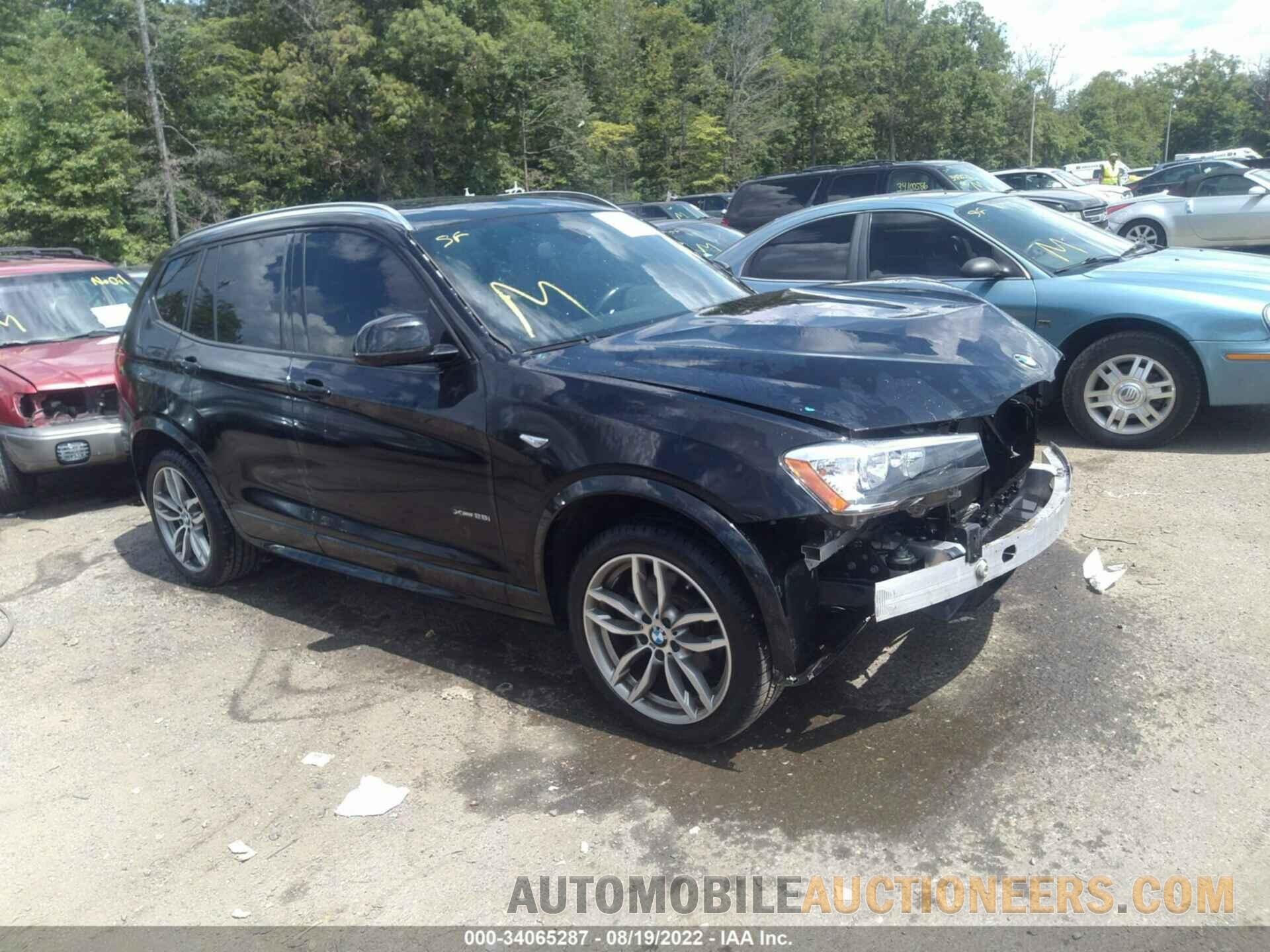 5UXWX9C34H0W79359 BMW X3 2017