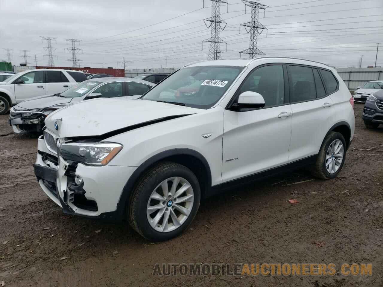 5UXWX9C35H0T16522 BMW X3 2017