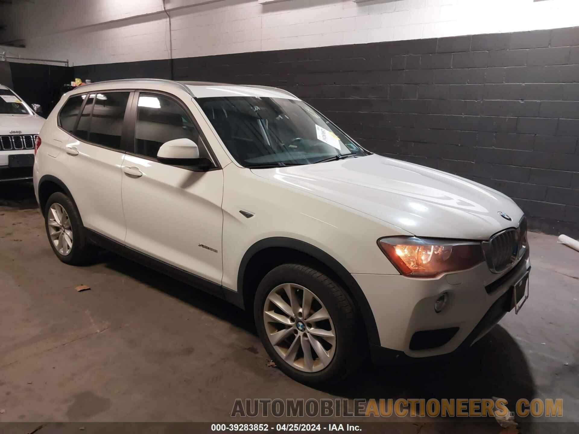 5UXWX9C35H0T20392 BMW X3 2017