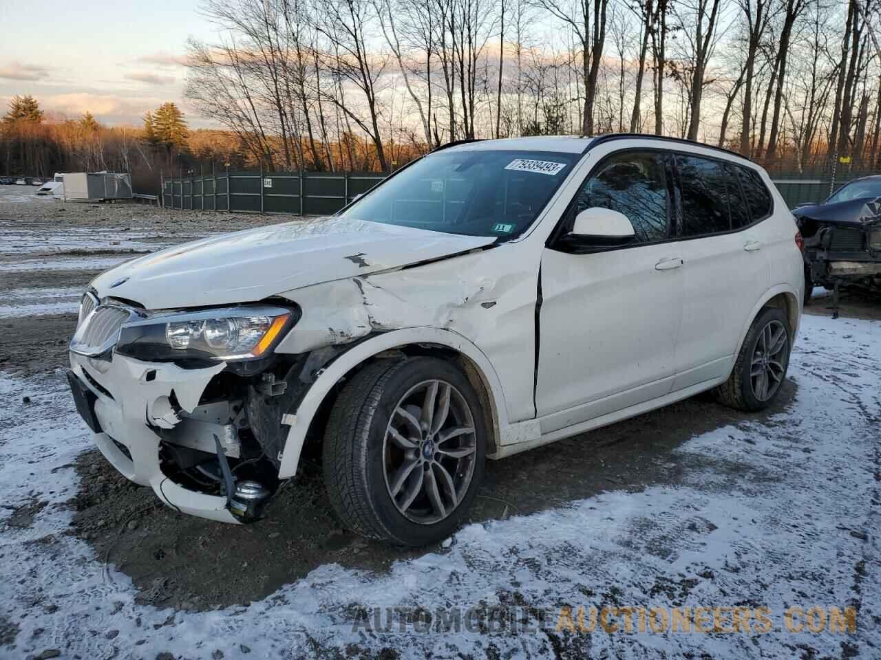 5UXWX9C35H0T20635 BMW X3 2017