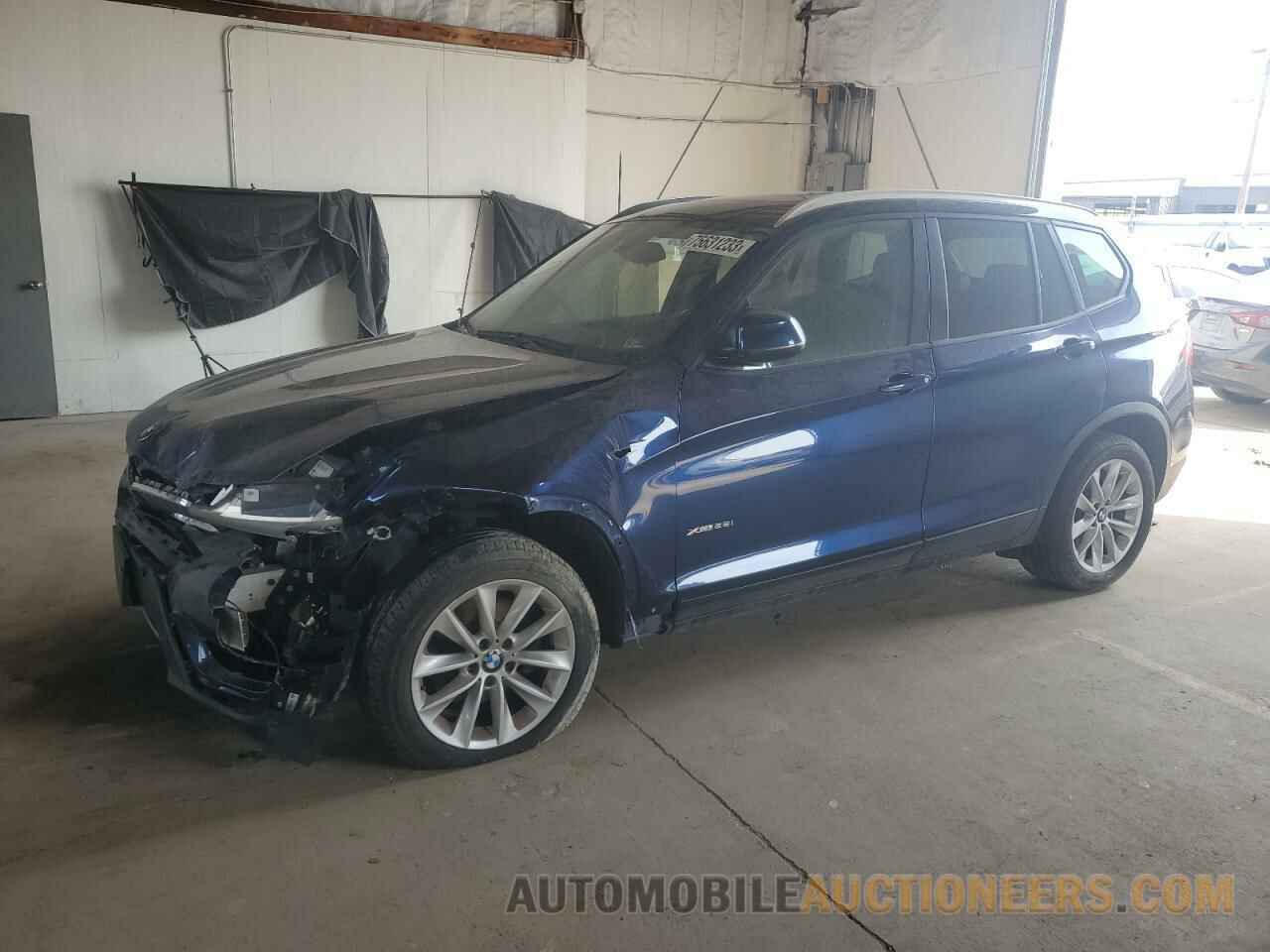 5UXWX9C35H0T25284 BMW X3 2017