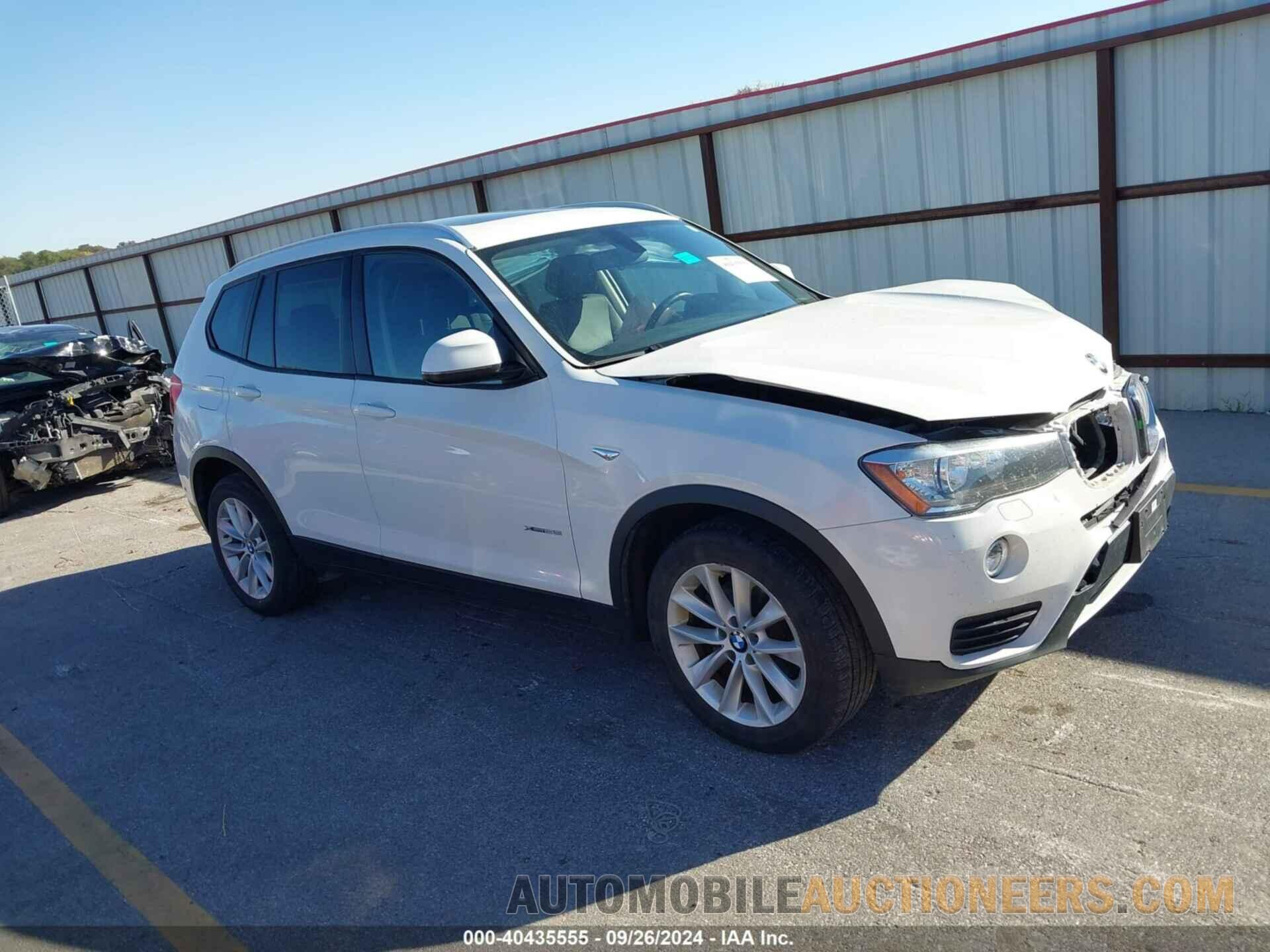 5UXWX9C35H0W66698 BMW X3 2017