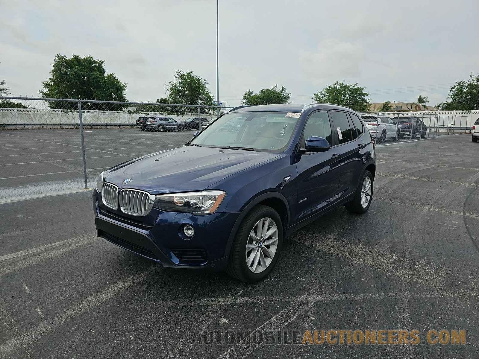 5UXWX9C35H0W72078 BMW X3 2017