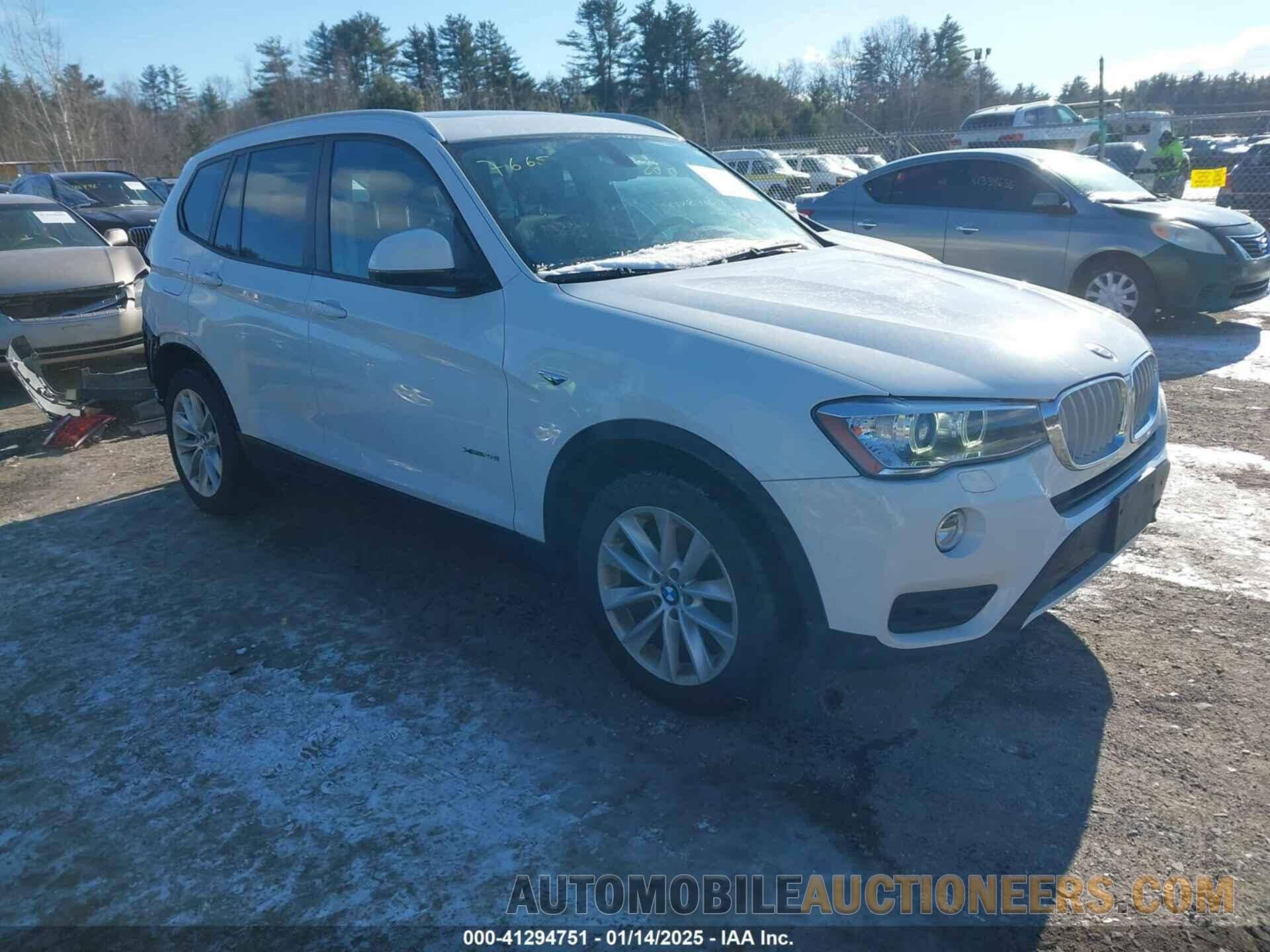 5UXWX9C36H0T16934 BMW X3 2017