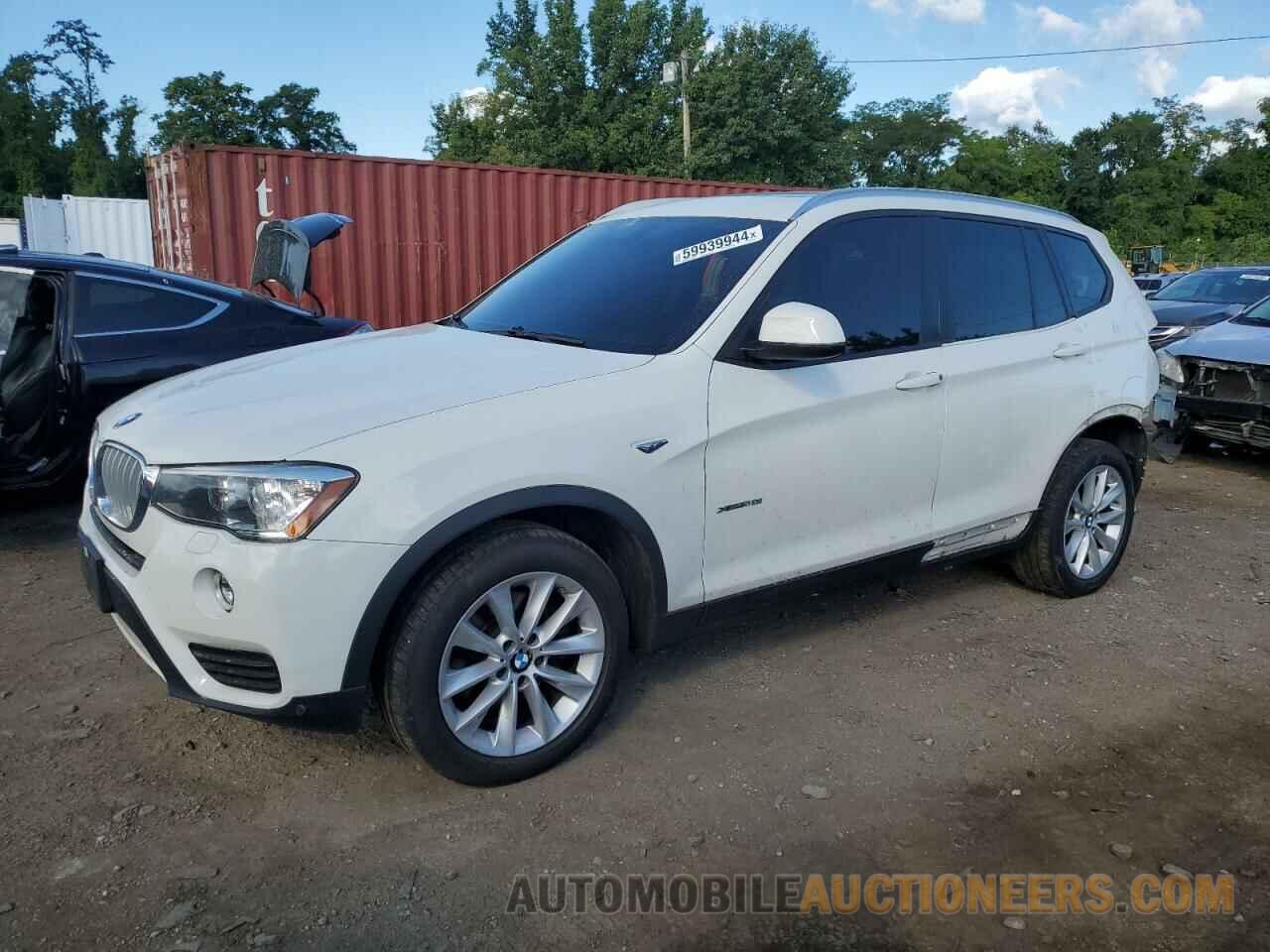 5UXWX9C37H0T24749 BMW X3 2017