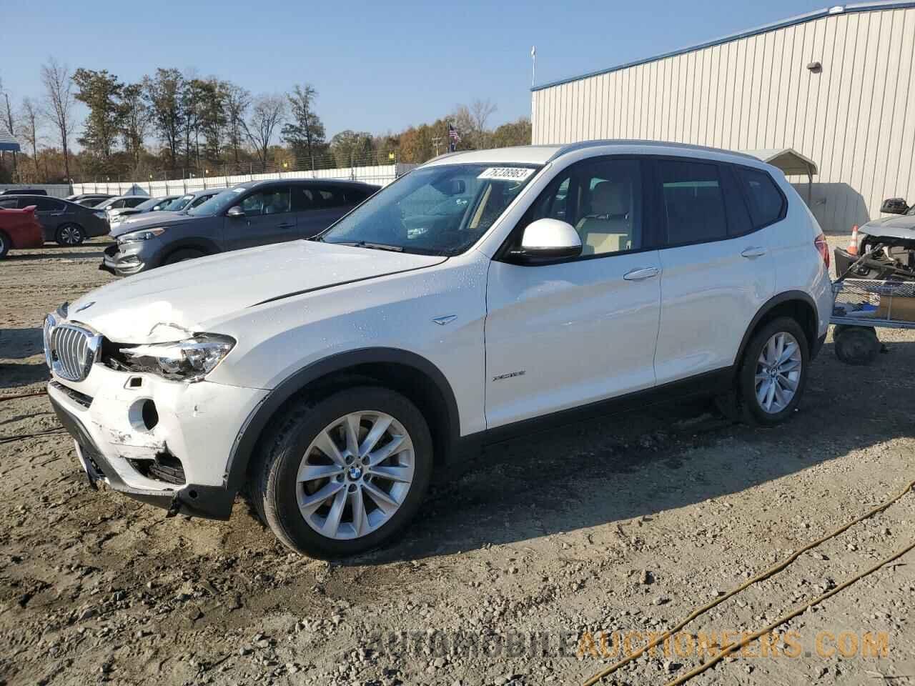 5UXWX9C37H0T25271 BMW X3 2017