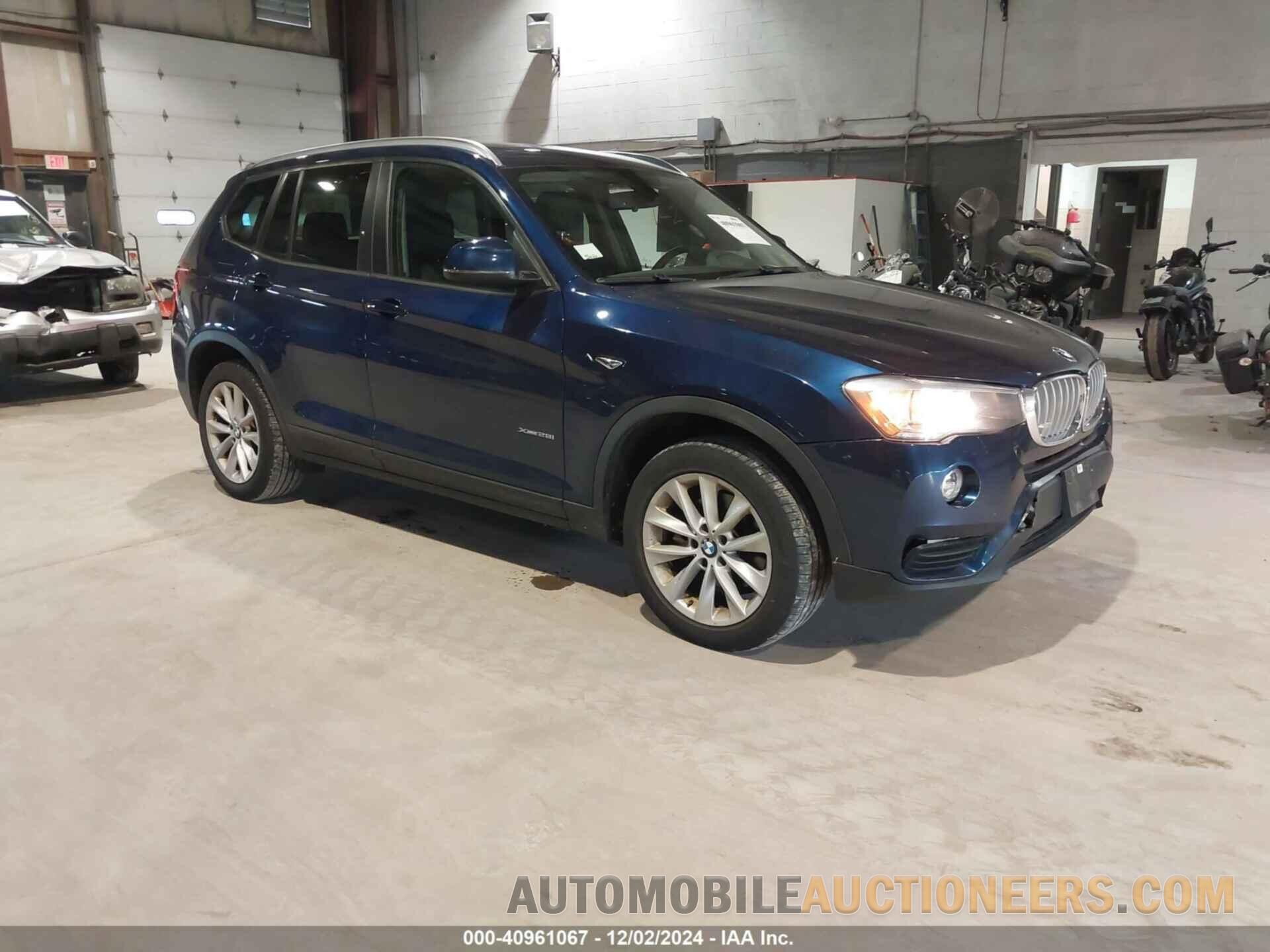 5UXWX9C37H0W72986 BMW X3 2017