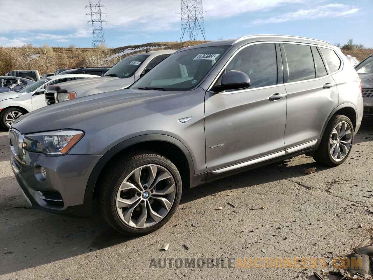 5UXWX9C37H0W74303 BMW X3 2017