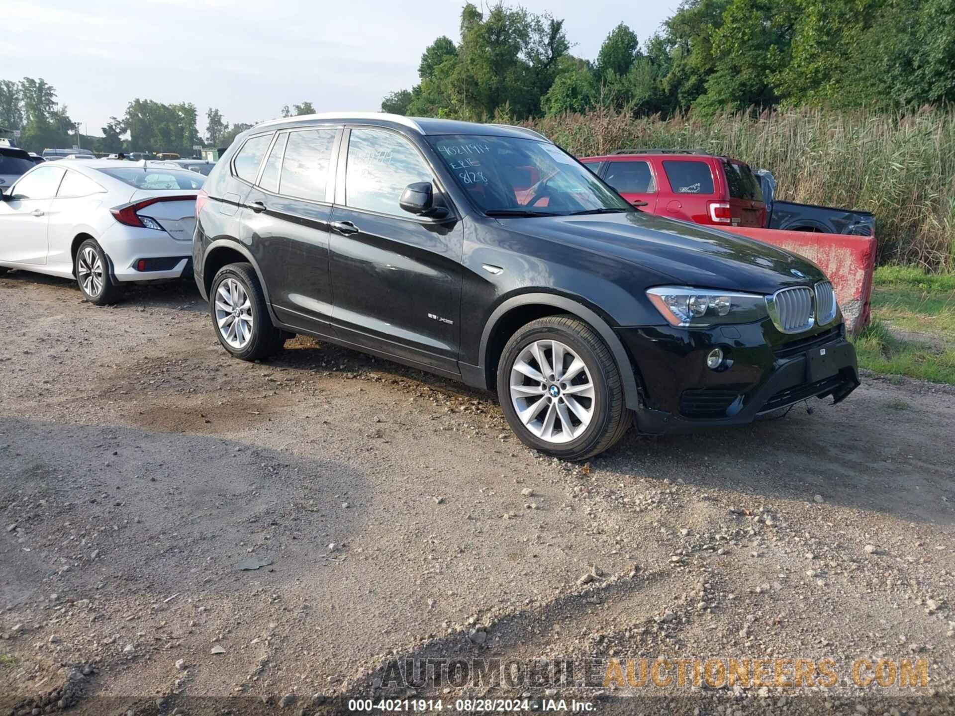 5UXWX9C38H0T18264 BMW X3 2017