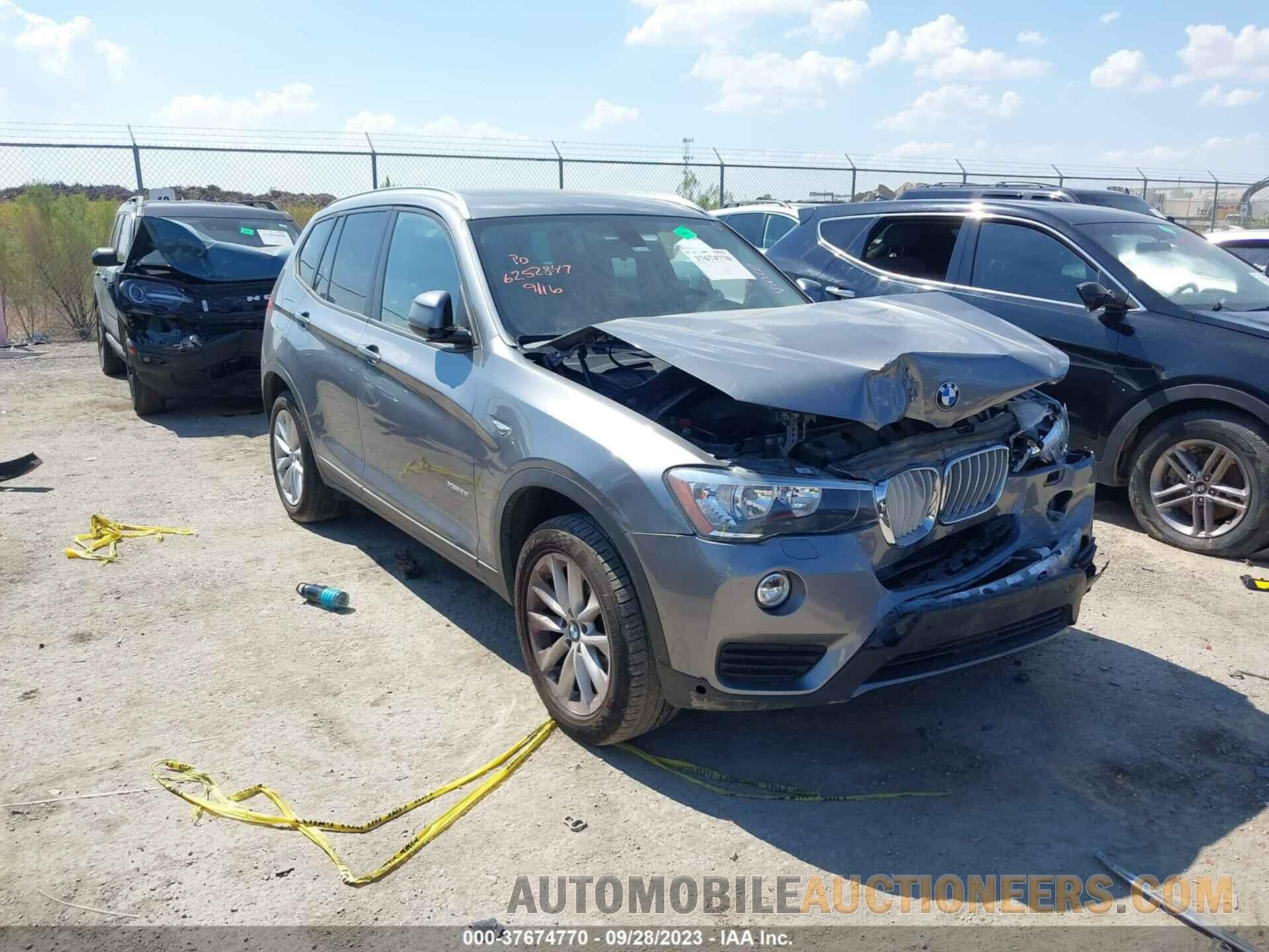 5UXWX9C38H0T19026 BMW X3 2017