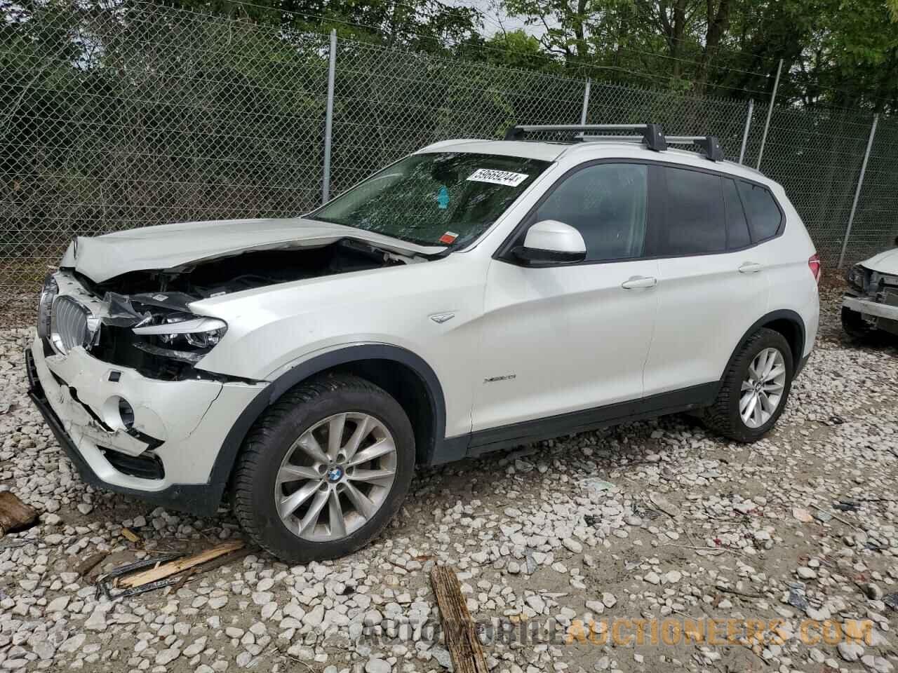 5UXWX9C38H0T19415 BMW X3 2017