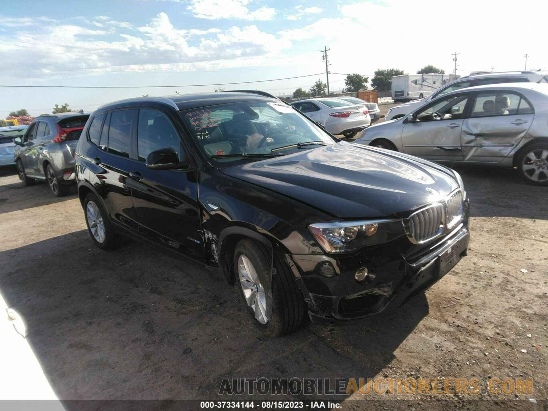 5UXWX9C38H0T22718 BMW X3 2017