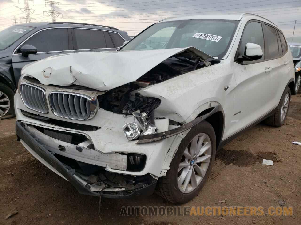 5UXWX9C38H0W67571 BMW X3 2017