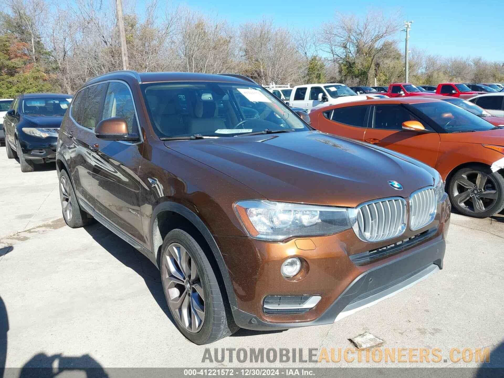 5UXWX9C38H0W71118 BMW X3 2017