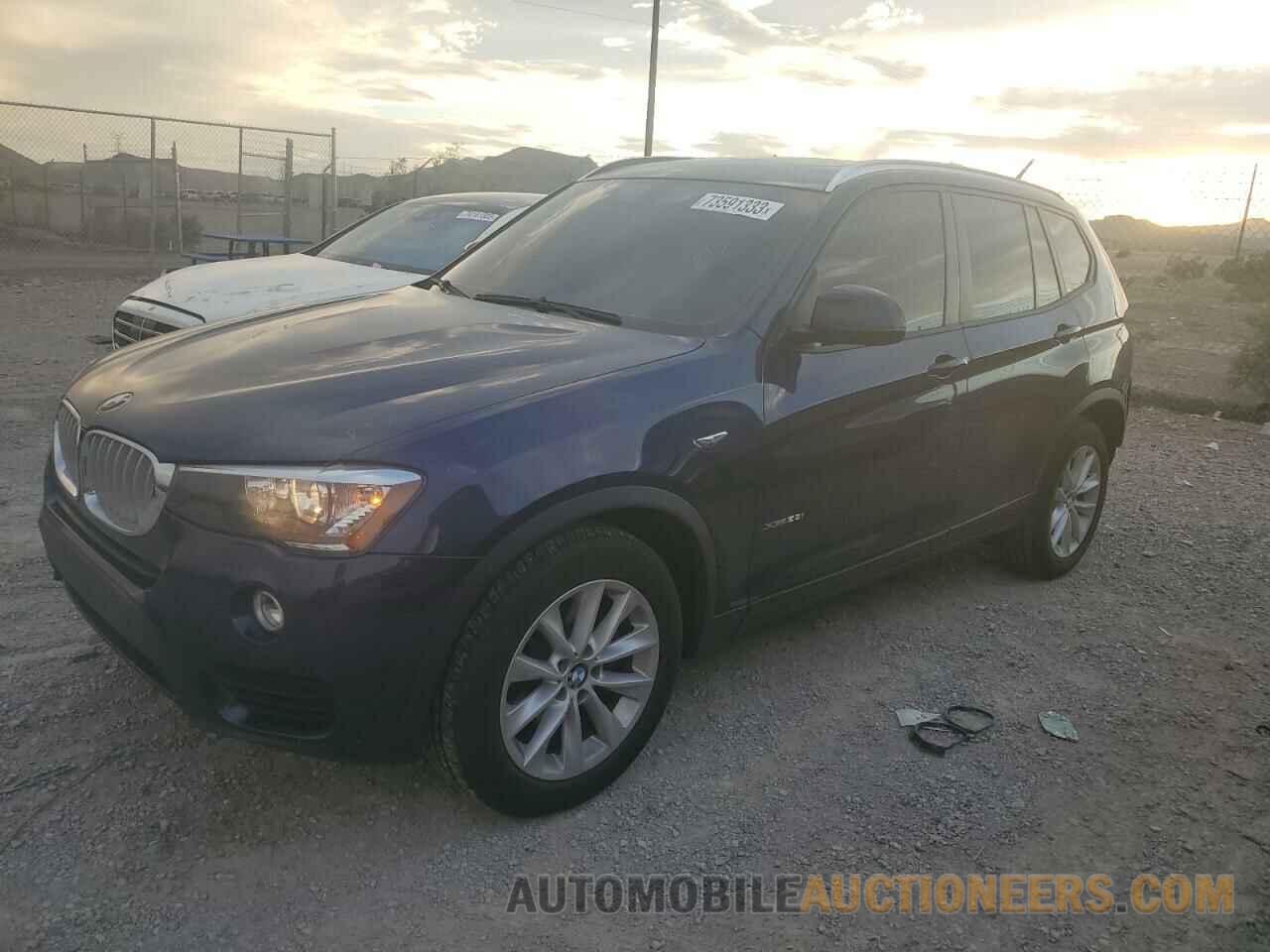 5UXWX9C38H0W72155 BMW X3 2017