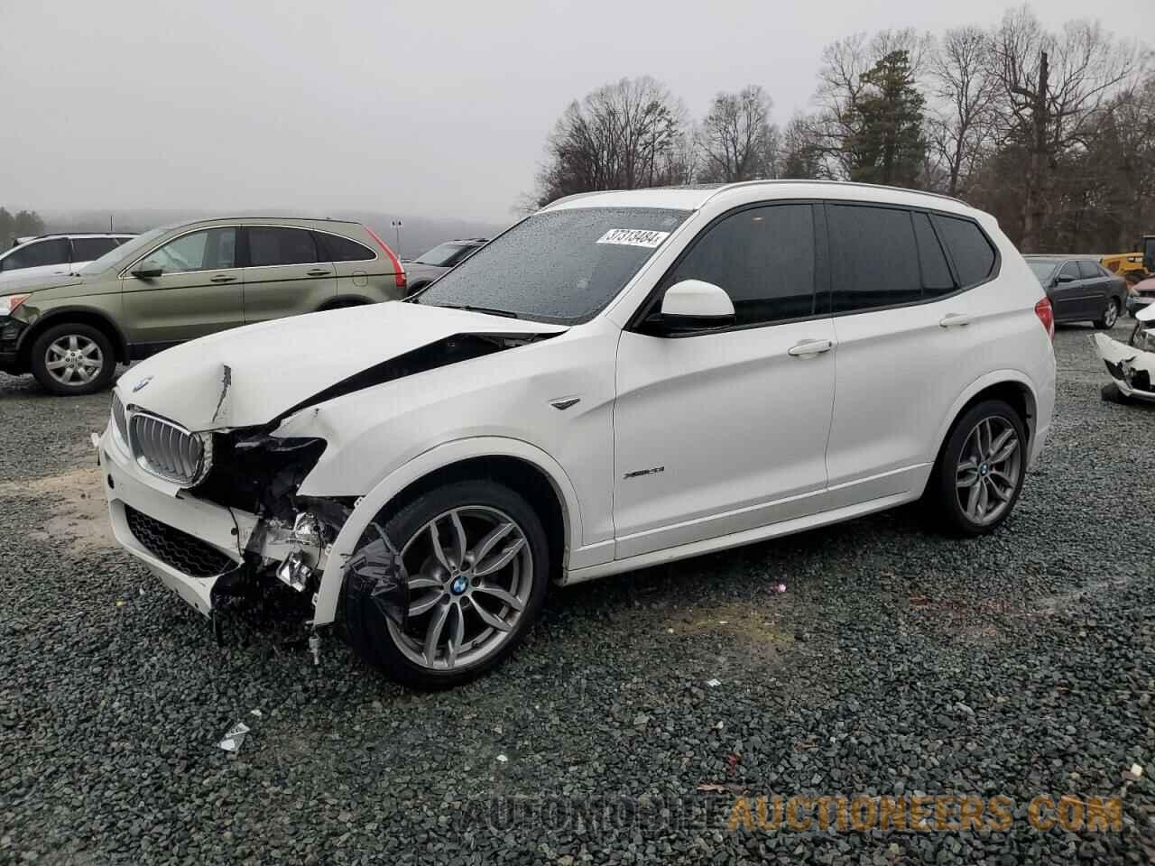 5UXWX9C38H0W75279 BMW X3 2017